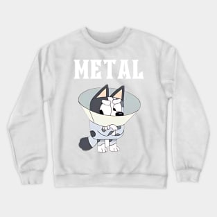 Bluey MUffin Cone Metal Crewneck Sweatshirt